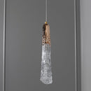 Nairobi Single Crystal Gold Pendant Light Chandelier 40 Cm - Heka Lighting & Trading Limited