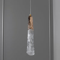 Nairobi Single Crystal Gold Pendant Light Chandelier 40 Cm - Heka Lighting & Trading Limited