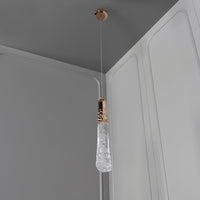 Nairobi Single Crystal Gold Pendant Light Chandelier 40 Cm - Heka Lighting & Trading Limited