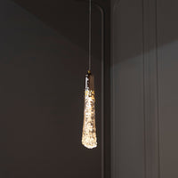 Nairobi Single Crystal Gold Pendant Light Chandelier 40 Cm - Heka Lighting & Trading Limited