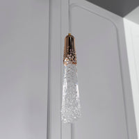 Nairobi Single Crystal Gold Pendant Light Chandelier 40 Cm - Heka Lighting & Trading Limited