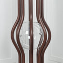 Naramata Wood Brushed Brass Brown Floor Lamp - Heka Lighting & Trading Limited