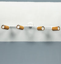 Niagara Set Of 4 Wood White Wall Sconce - Heka Lighting & Trading Limited