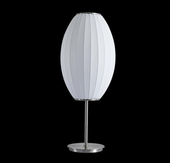 Nova White Soft Touch Table Lamp 28 Cm