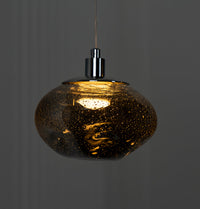 Odense Bubble Flat Smoked Glass Chrome Chandelier - Heka Lighting & Trading Limited