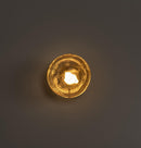 Odense Bubbly Flat Honey Glass Antique Led Wall Sconce - Heka Lighting & Trading Limited