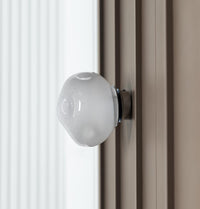 Odense Bubbly Soft Flat Glass Chrome Led Wall Sconce - Heka Lighting & Trading Limited