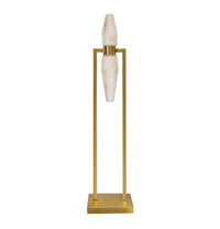 Omega 2's Transparent Glass Antique Floor Lamp - Heka Lighting & Trading Limited