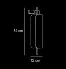 Orkos White Marble Led Wall Sconce 52 Cm - Heka Lighting & Trading Limited