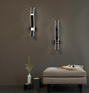 Oslo Platinum Stainless White Acrylic Led Wall Sconce - Heka Lighting & Trading Limited