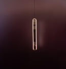 Oslo Single Platinum Stainless White Acrylic Chandelier - Heka Lighting & Trading Limited