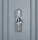 Ottava 2-Piece Transparent Chrome Wall Sconce - Heka Lighting & Trading Limited