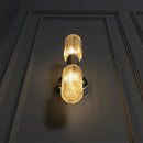 Ottava 2-Piece Transparent Chrome Wall Sconce - Heka Lighting & Trading Limited