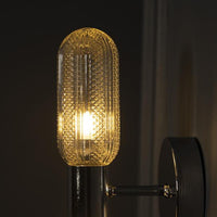 Ottava 2-Piece Transparent Chrome Wall Sconce - Heka Lighting & Trading Limited