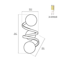 Pamir 2 Piece Opal Glass Soft Wall Sconce - Heka Lighting & Trading Limited