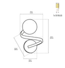 Pamir Single Opal Glass Soft Wall Sconce - Heka Lighting & Trading Limited