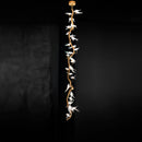 Peru Brass Transparent Swallow Glass Chandelier 300Cm - Heka Lighting & Trading Limited