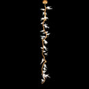 Peru Brass Transparent Swallow Glass Chandelier 300Cm - Heka Lighting & Trading Limited