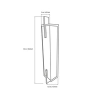 Polaris White Marbled Led Wall Sconce - 60 Cm - Heka Lighting & Trading Limited