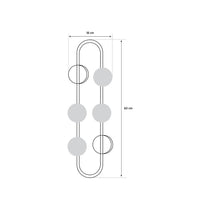 Pontus 4-Light Brushed Brass Wall Sconce - Heka Lighting & Trading Limited