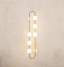 Pontus 6-Light Brushed Brass Wall Sconce - Heka Lighting & Trading Limited