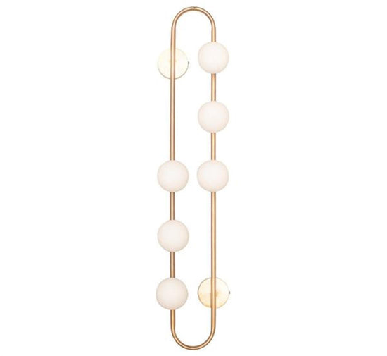 Pontus 6-Light Brushed Brass Wall Sconce