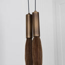 Pony Double Horse Hair Dark Antique Marble Pendant Light Big Chandelier - Heka Lighting & Trading Limited