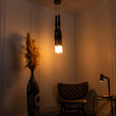Pony Double Horse Hair Dark Antique Marble Pendant Light Small Chandelier - Heka Lighting & Trading Limited