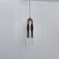Pony Horse Hair Dark Antique Marble Pendant Light Small Chandelier - Heka Lighting & Trading Limited