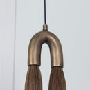 Pony Horse Hair Dark Antique Marble Pendant Light Small Chandelier - Heka Lighting & Trading Limited