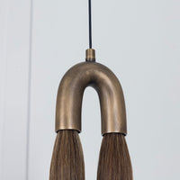 Pony Horse Hair Dark Antique Marble Pendant Light Small Chandelier - Heka Lighting & Trading Limited