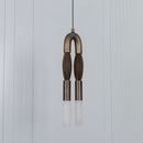 Pony Horse Hair Dark Antique Marble Pendant Light Small Chandelier - Heka Lighting & Trading Limited