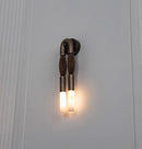 Pony Horse Hair Dark Antique Marble Small Wall Sconce - Heka Lighting & Trading Limited
