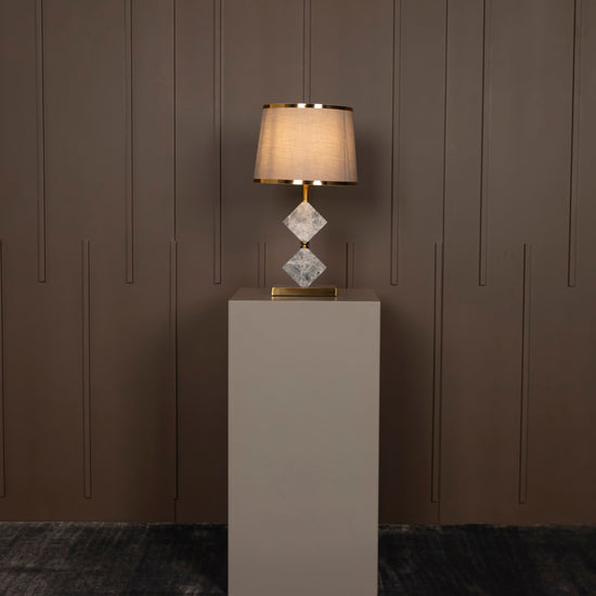 Ponzan Gray Marble Antique Lampshade