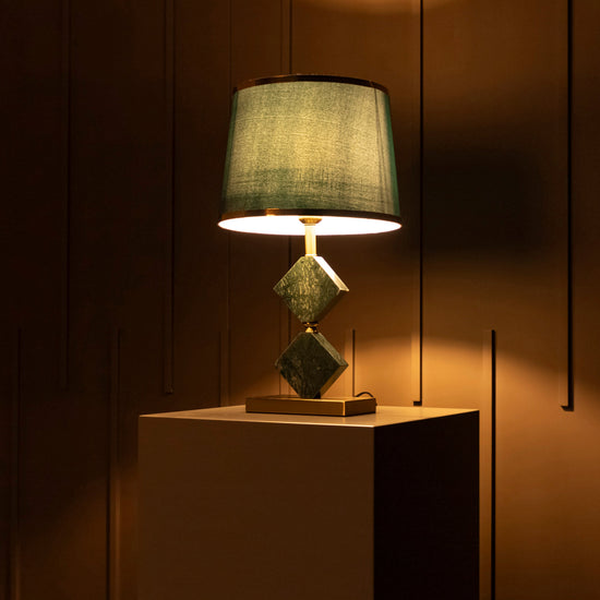 Ponzan Green Marble Antique Lampshade
