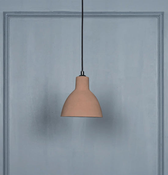 Pot Concrete Brown Pendant Light