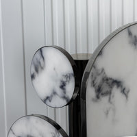 Regina Platinum Marble Floor Lamp - Heka Lighting & Trading Limited