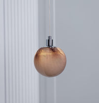 Ribe Bubble Cherry Wire Glass Nickel Pendant Light Chandelier - Heka Lighting & Trading Limited