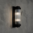 Sümela Black Glass Wall Sconce 40 Cm - Heka Lighting & Trading Limited