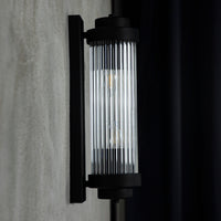 Sümela Black Glass Wall Sconce 40 Cm - Heka Lighting & Trading Limited