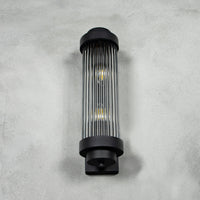 Sümela Black Glass Wall Sconce 40 Cm - Heka Lighting & Trading Limited