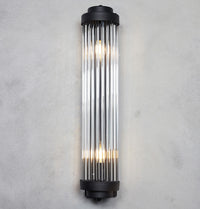 Sümela Black Glass Wall Sconce 60 cm - Heka Lighting & Trading Limited