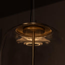 Salvador Transparent & White Glass Antique Pendant Light 40 Cm - Heka Lighting & Trading Limited