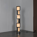 Santiago White Marble Chrome Floor Lamp - Heka Lighting & Trading Limited