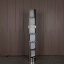 Santiago White Marble Chrome Floor Lamp - Heka Lighting & Trading Limited