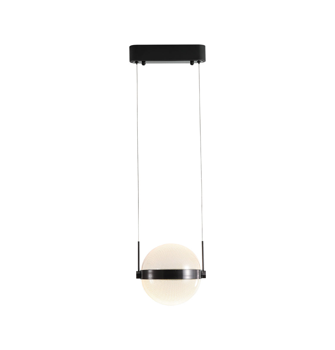 Semruk Globe Single Acrylic Led Pendant Light Chandelier 20 Cm - Heka Lighting & Trading Limited
