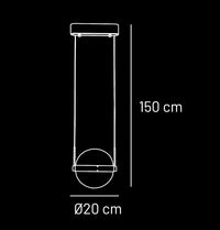 Semruk Globe Single Acrylic Led Pendant Light Chandelier 20 Cm - Heka Lighting & Trading Limited