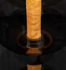 Seul Double Smoked Glass White Marble Antique Table Lamp - Heka Lighting & Trading Limited