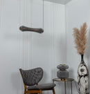 Seul Smoked Glass White Marble Antique Horizontal Pendant Light Chandelier - Heka Lighting & Trading Limited