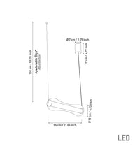 Seul Smoked Glass White Marble Antique Horizontal Pendant Light Chandelier - Heka Lighting & Trading Limited